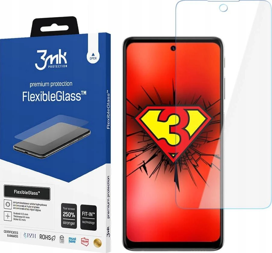 3MK FlexibleGlass Motorola Moto G51 5G hibridinis stiklas