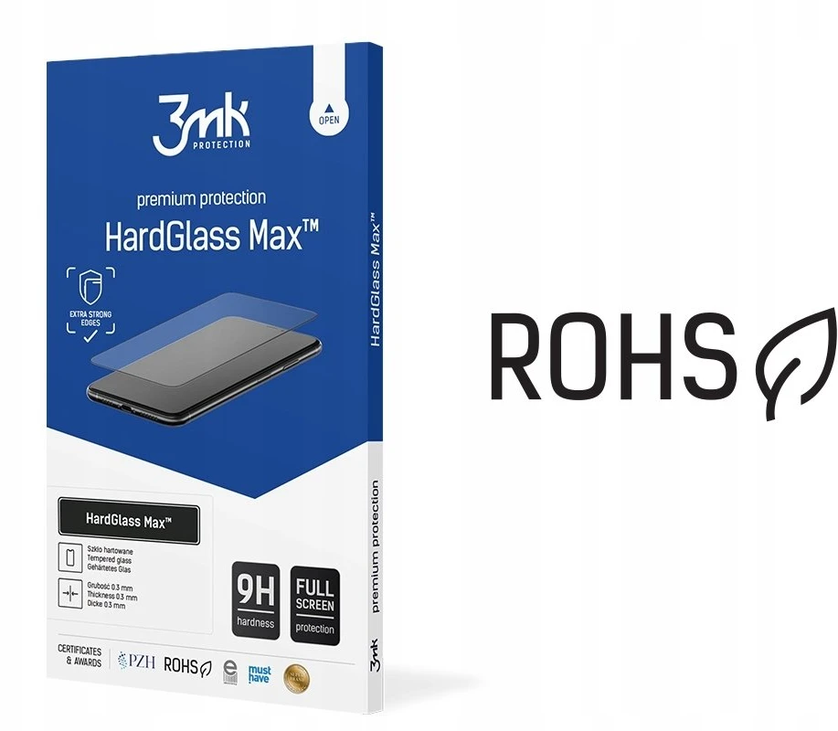 3Mk apsauga Honor 400 Lite - 3mk HardGlass Max Juodas