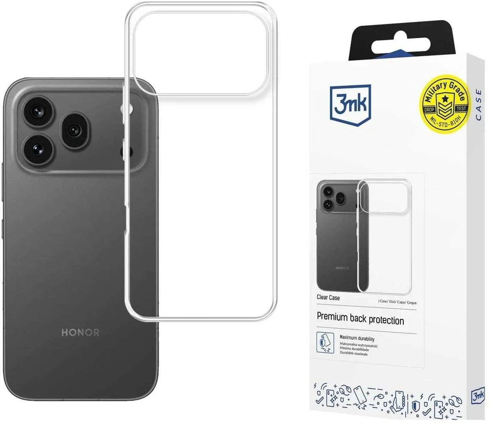 3Mk apsauginis 3mk skaidrus dėklas, skirtas Honor 600 Pro 5G - skaidrus