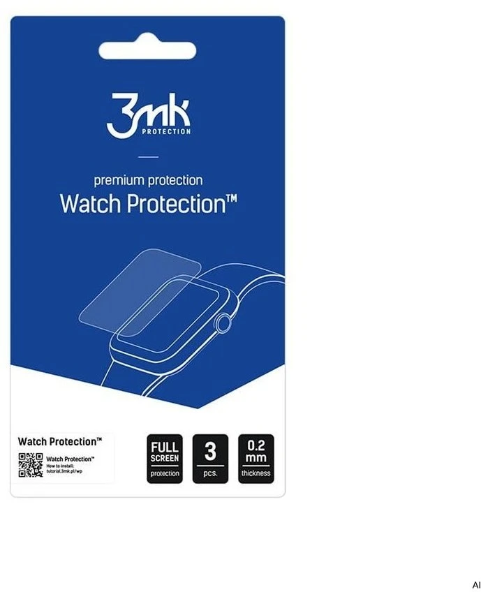 3Mk Protection Hybrid glass for the smartwatch display 3mk Watch Protection FlexibleGlass, skirtas Huawei Watch GT 7 46 mm