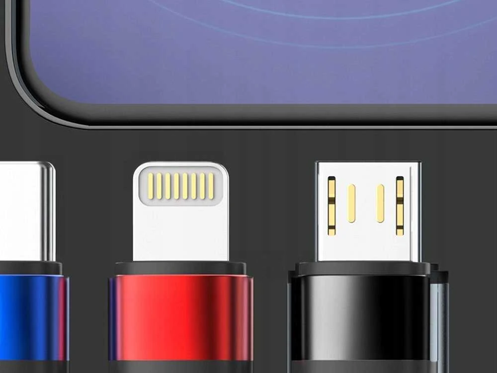 3Mk Protection 3mk Hyper Cable N-SERIES 3 in 1 USB-A / Lightning / Micro 1.2m 9V/2A 18W - juodas