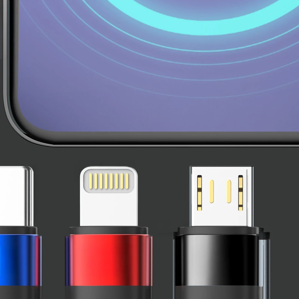3Mk Protection 3mk Hyper Cable N-SERIES 3 in 1 USB-A / Lightning / Micro 1.2m 9V/2A 18W - juodas