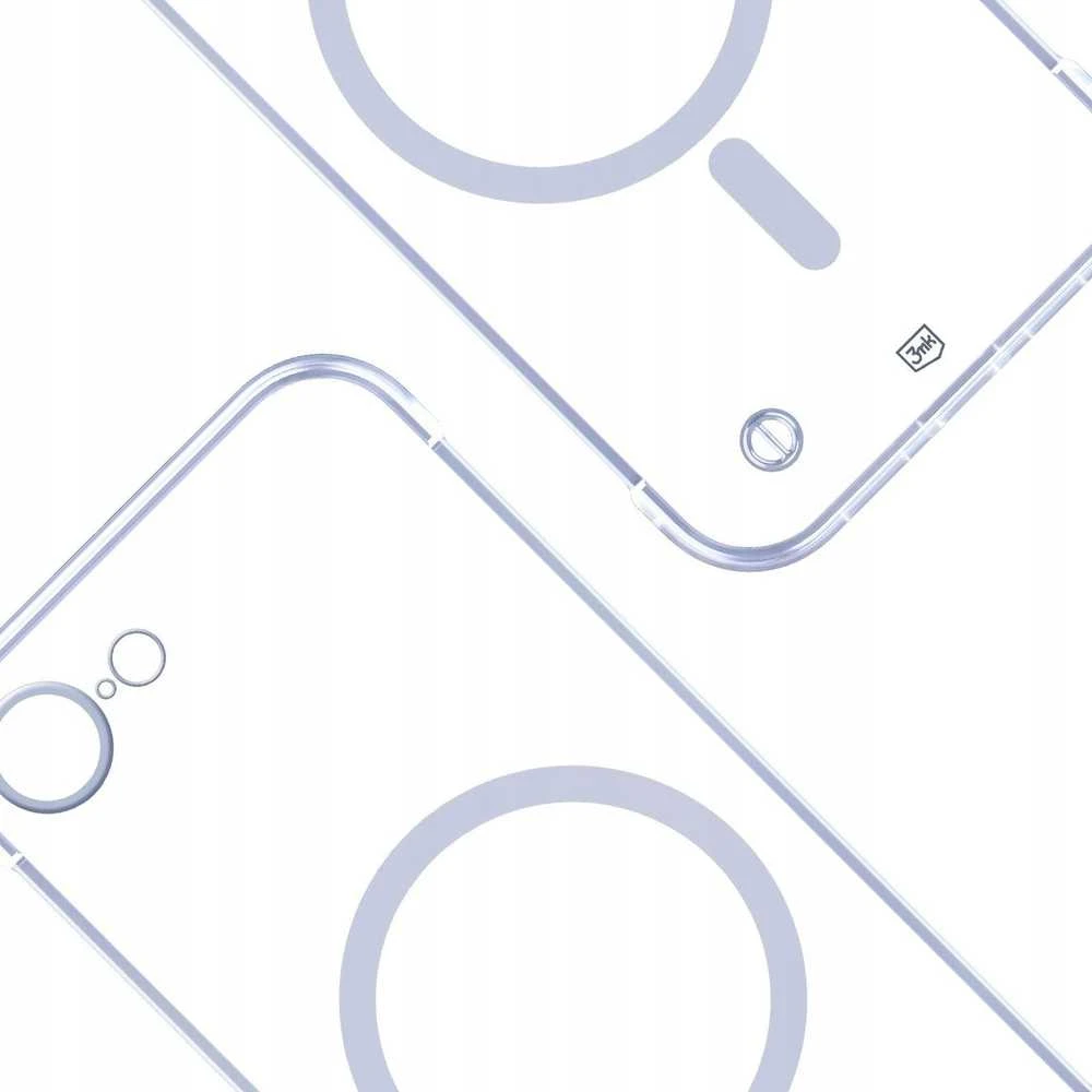 Dėklas 3Mk apsauginis 3mk Just20g MagCase, skirtas iPhone 16E - skaidrus
