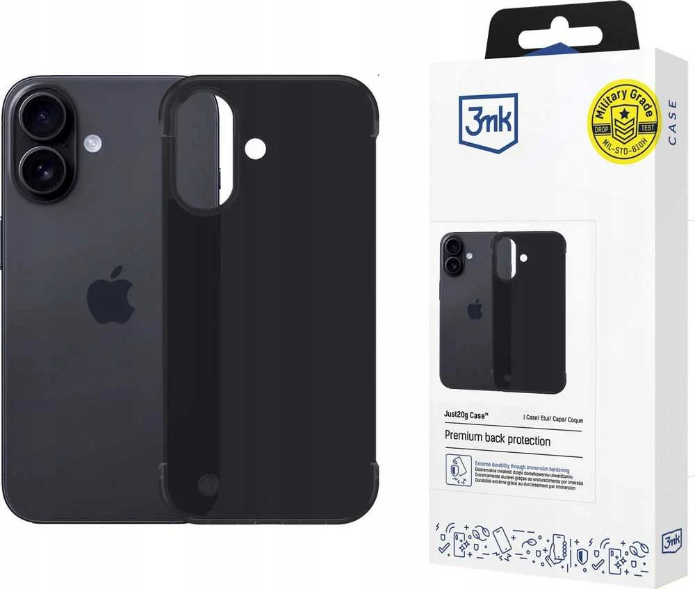 3MK Just20g matinis dėklas, skirtas iPhone 16