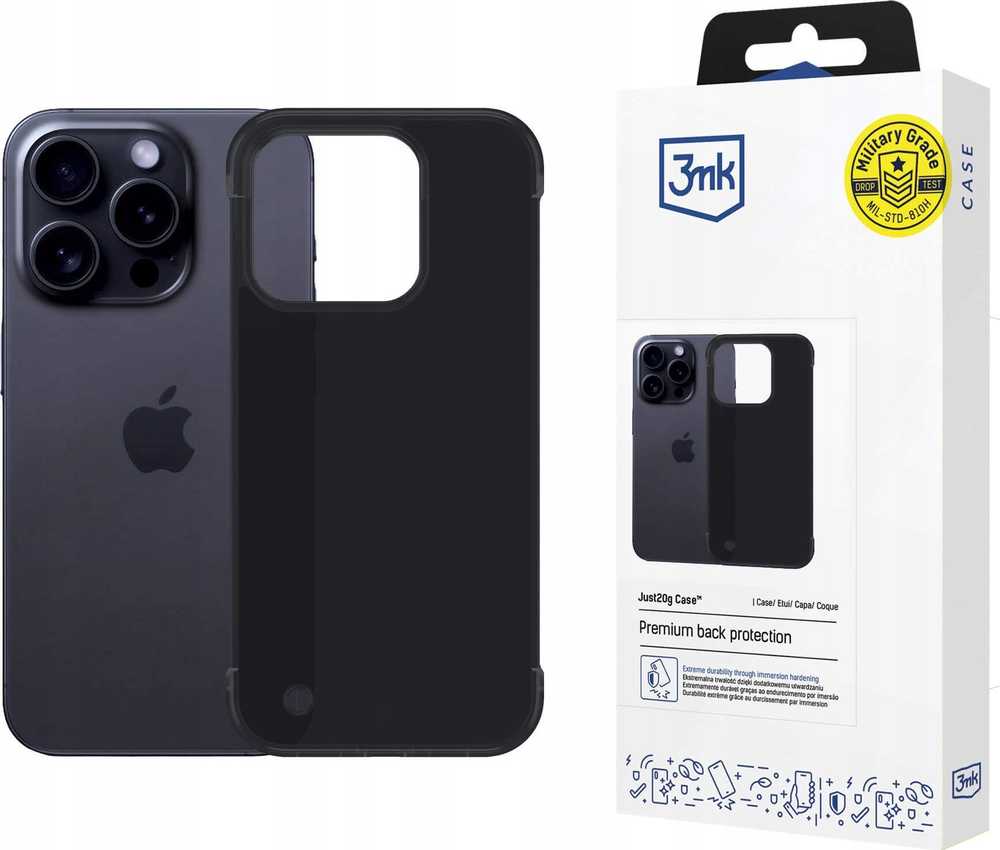 Nezatříděno 3MK Just20g matinis dėklas, skirtas iPhone 15 Pro Max