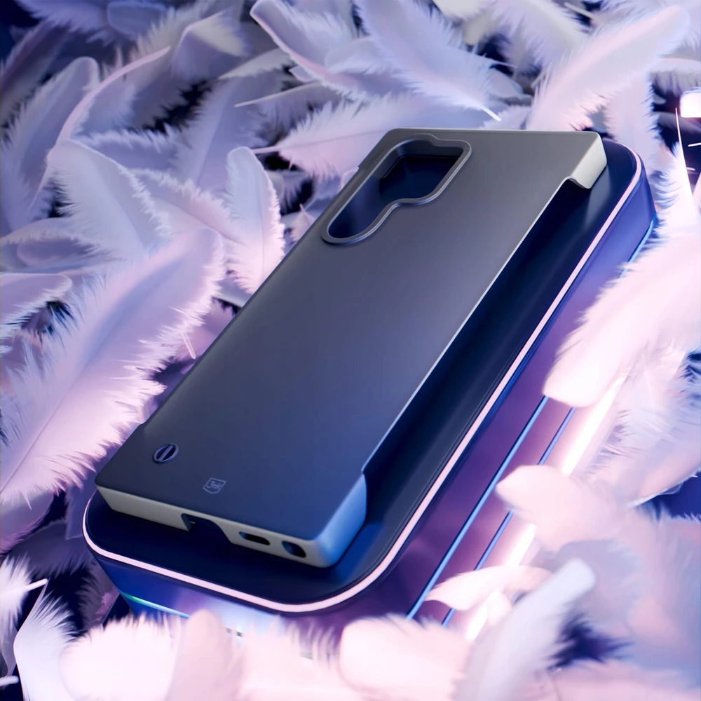 3mk Just20g Matt dėklas Samsung Galaxy S24 Ultra – matinis juodas