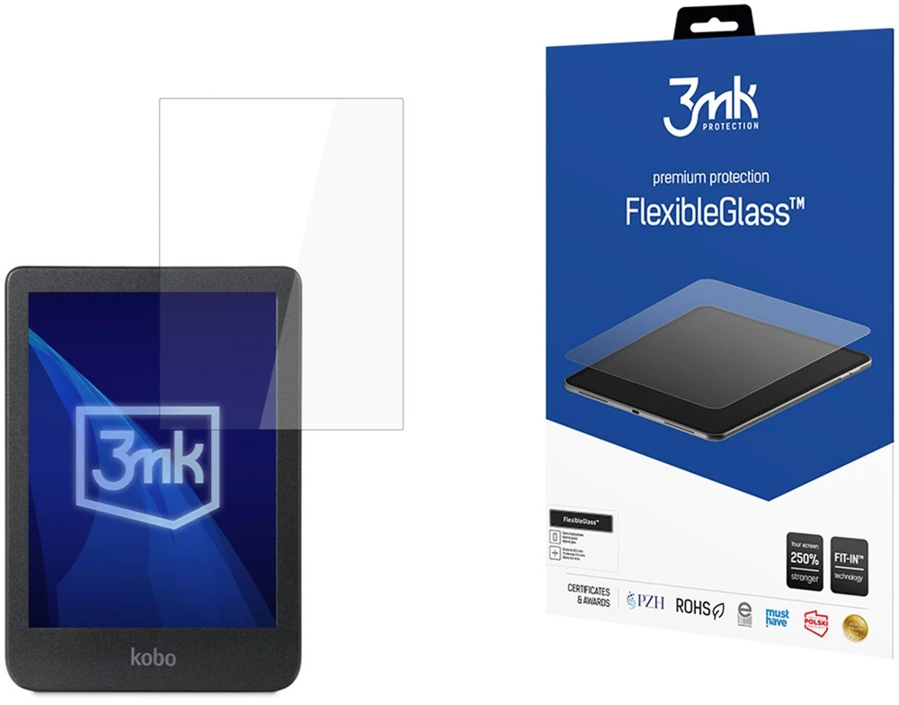 3Mk apsauga Kobo Clara Colour 6" - iki 8.3" 3mk FlexibleGlass