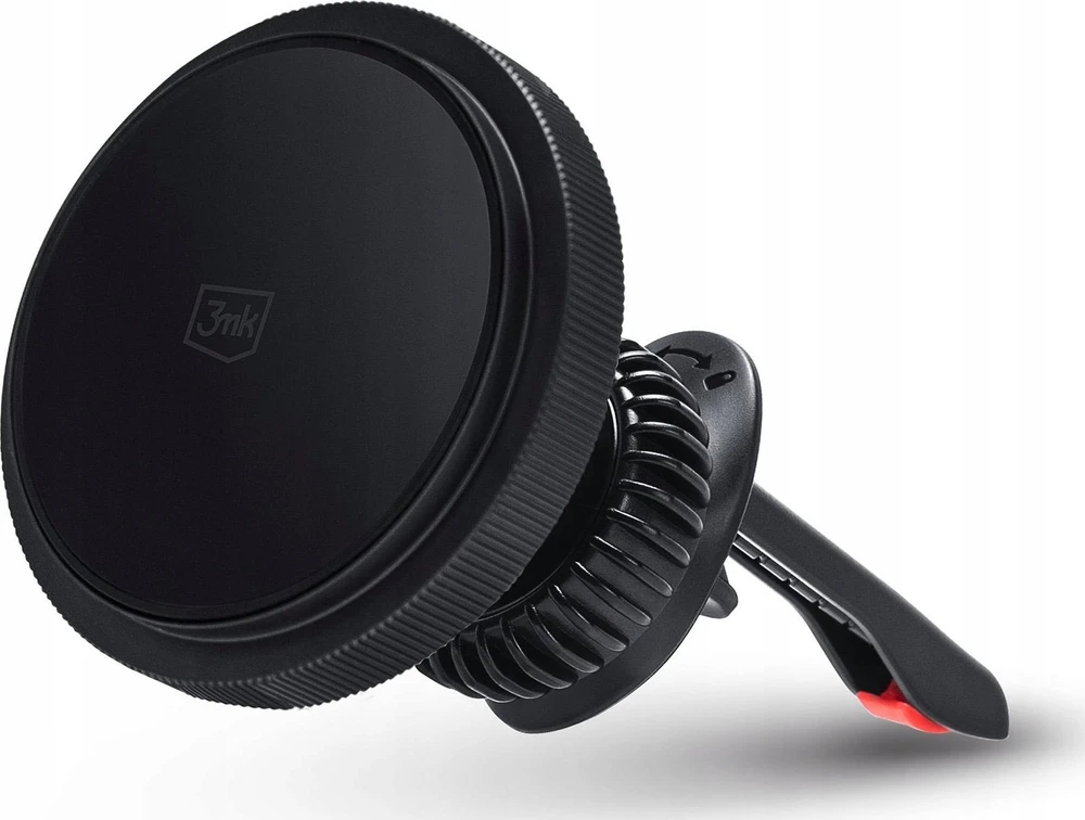 3MK Car MagCharger 15W indukcinio įkrovimo laikiklis ventiliacijos angai juodos spalvos