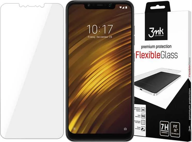 3mk hibridinis stiklas FlexibleGlass, skirtas Xiaomi Pocophone F1