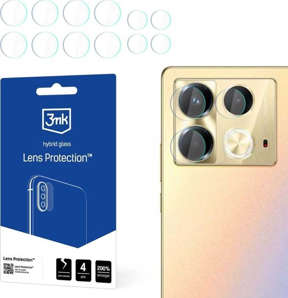 3Mk Protection 3mk Lens Protection™ hibridinis fotoaparato stiklas, skirtas Infinix Note 40 – skaidrus