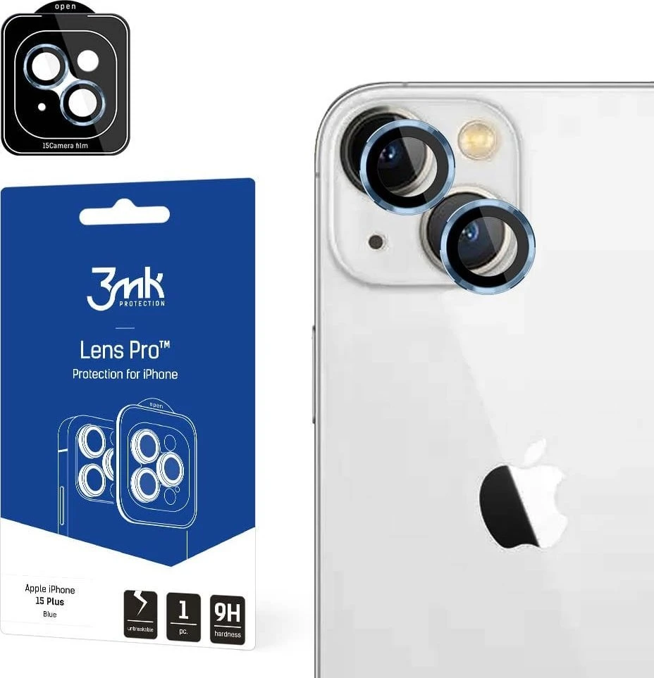 3mk Lens Protection Pro Kameros apsauga with Juodas Frame Apple iPhone 16 Pro / 16 Pro Max