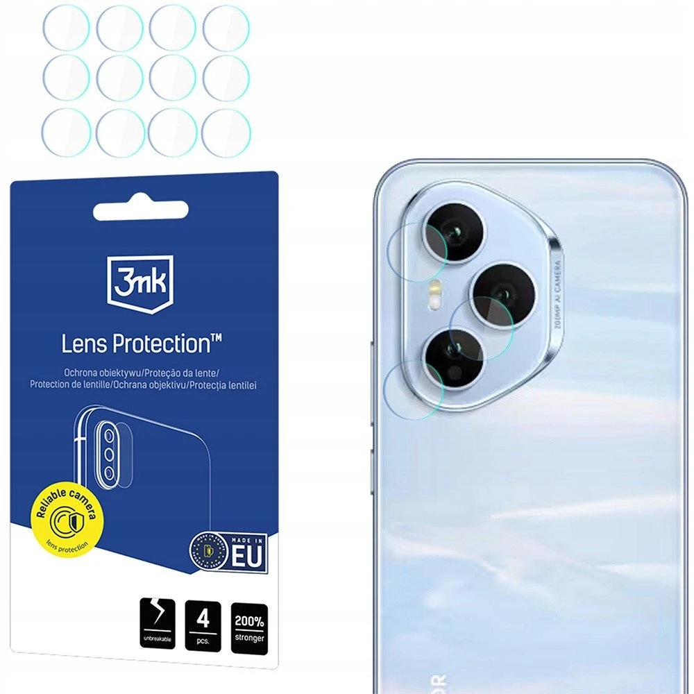 3Mk apsauga 3mk hibridinis objektyvo apsauginis stiklas „Honor 400 PRO“ kameros objektyvui