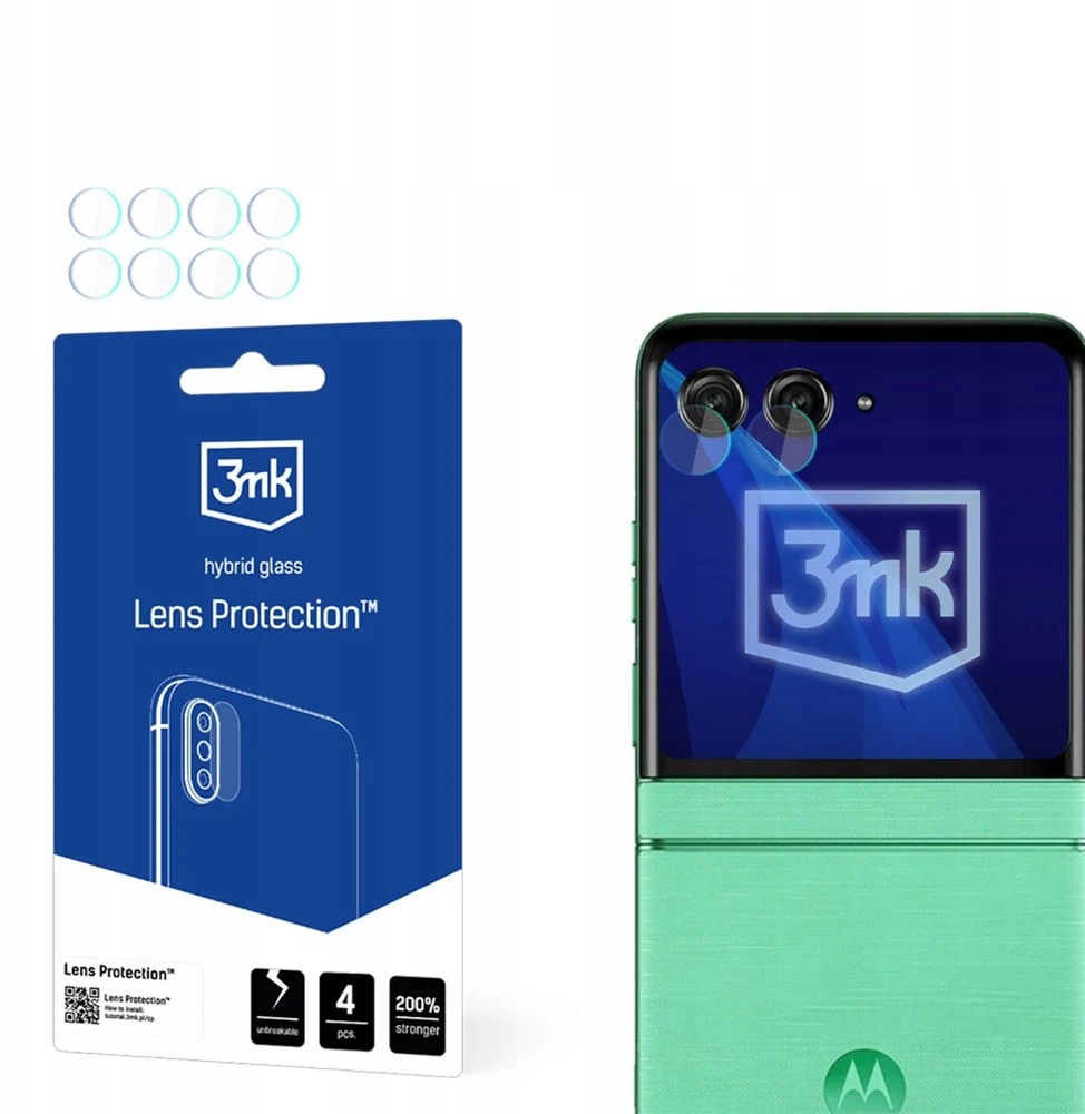 3Mk apsauga 3mk objektyvo apsauginis kameros stiklas, skirtas „Motorola Razr 60“
