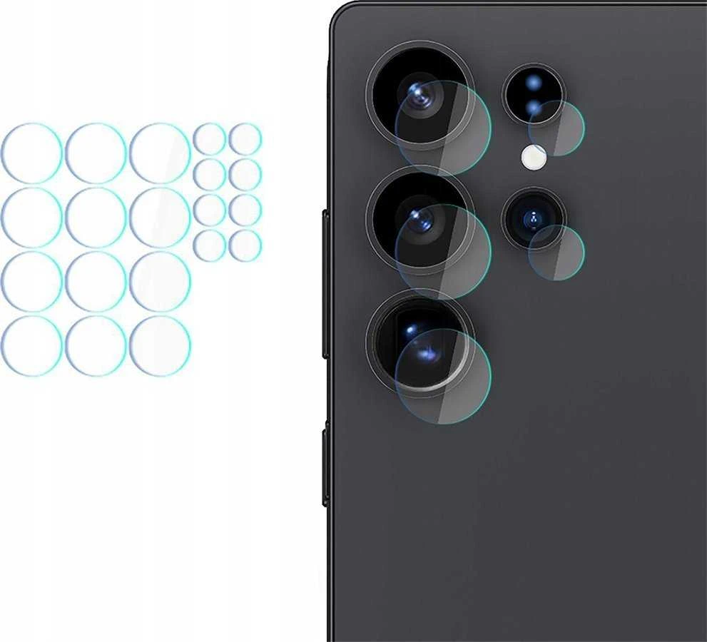 3mk objektyvo apsauga - fotoaparato objektyvo stiklas, skirtas „Samsung Galaxy S25“ (4 komplektai)