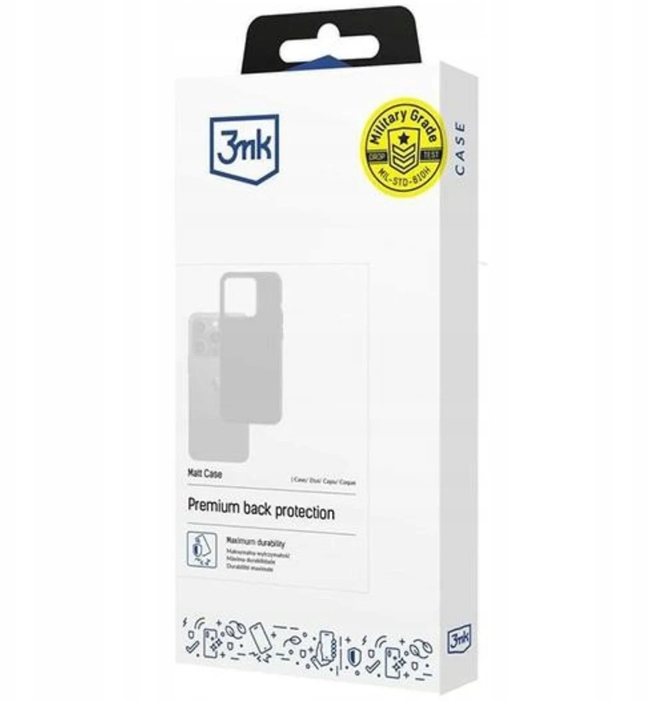 Dėklas 3mk Matt Case Apple iPhone 17 Pro Max juodas