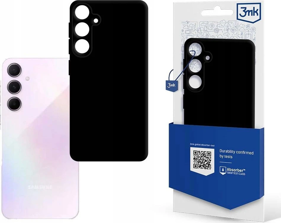 3MK Matt Dėklas Samsung Galaxy M35 5G M356 juodos spalvos