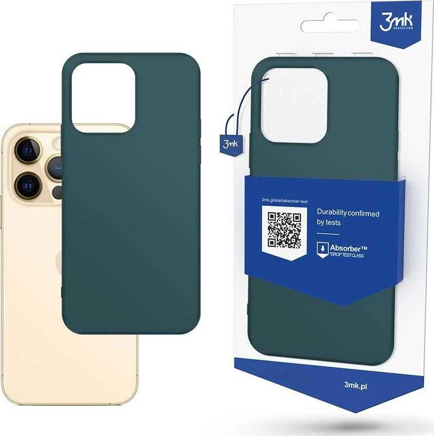 Dėklas 3MK Matt Case skirtas iPhone 13 Pro žalios spalvos