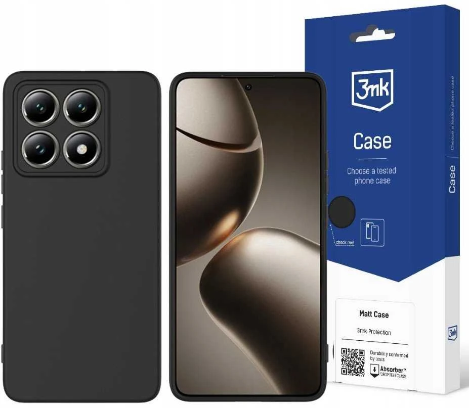 Dėklas 3mk Matt Case Xiaomi 14T Pro juodas