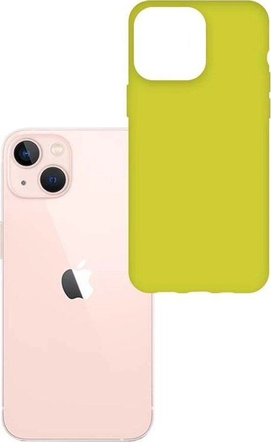 Dėklas 3mk Matt Case Apple iPhone 14 šviesiai žalias