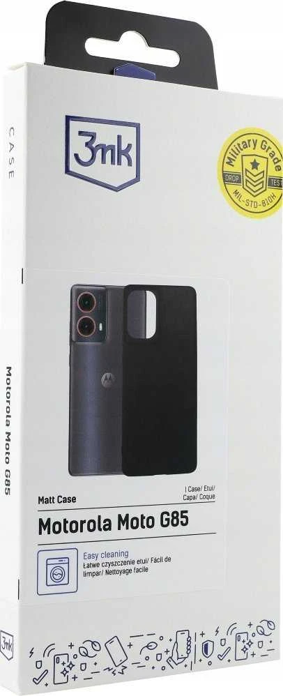 Nezatříděno 3MK Matt Dėklas Motorola Moto G85 juodos spalvos