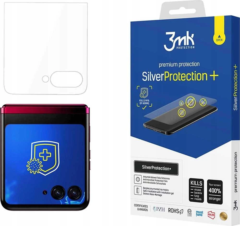 Antibakterinė apsauga Plėvelė 3mk SilverProtection+ Folded Edition Motorola Razr 50 Ultra