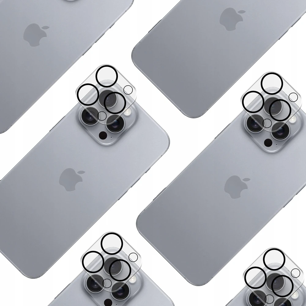 Apsauginis stikliukas kamerai 3mk Lens Pro Apple iPhone 16 Pro/16 Pro Max juodas