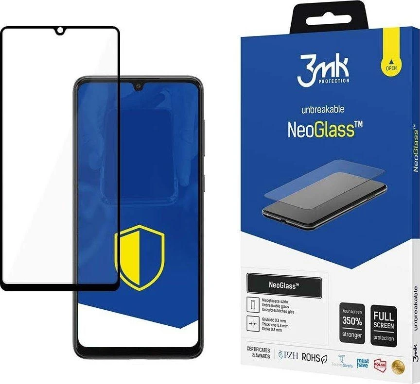 3MK Apsauginis stiklas NeoGlass Samsung Galaxy A33 5G juoda