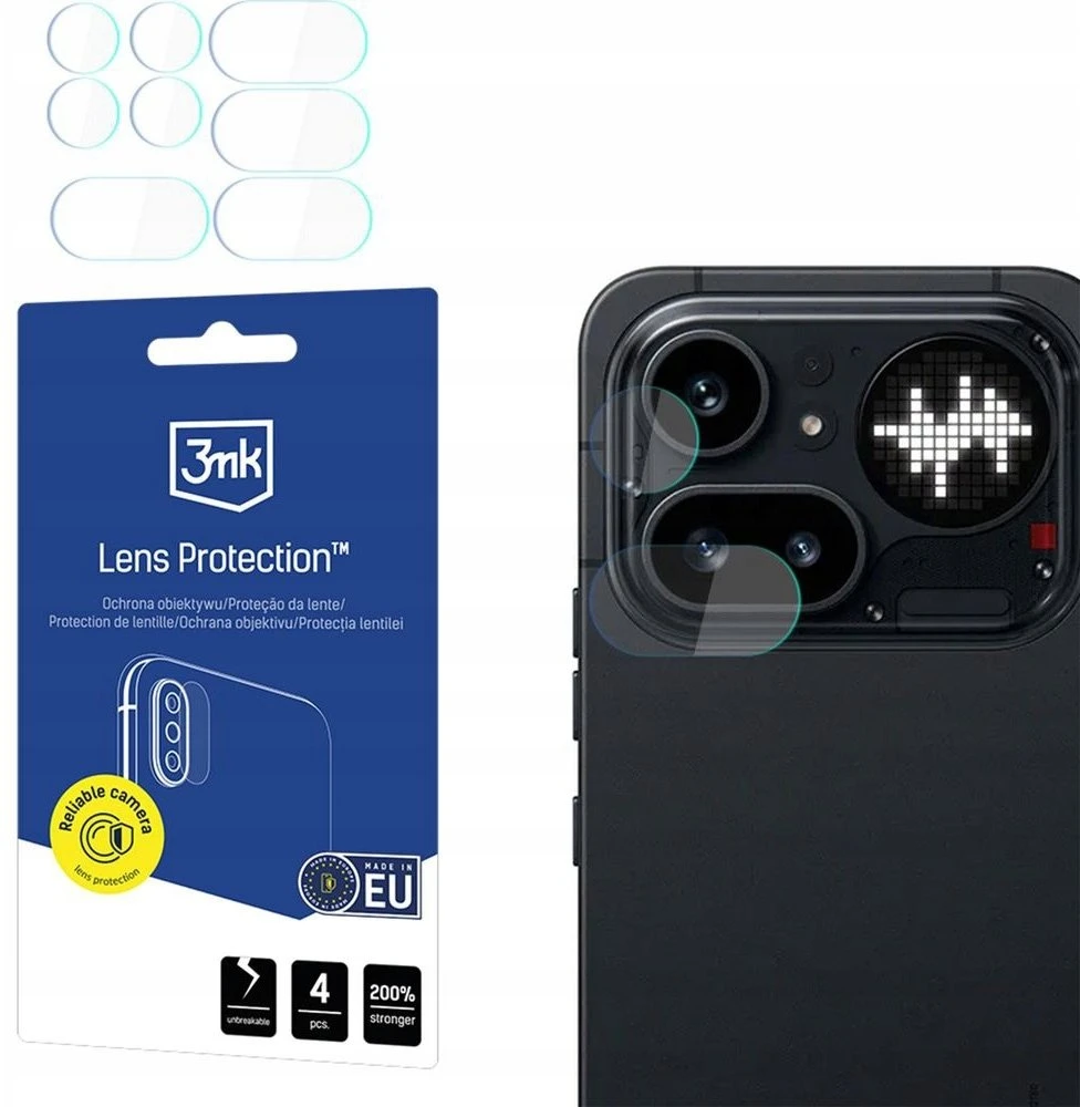 3Mk Protection 3mk Lens Protection™ hibridinės kameros objektyvo stiklas, skirtas „Nothing“ telefonui (4a)