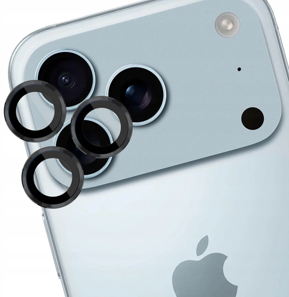 Apsauginis stikliukas kamerai 3mk Lens Pro Apple iPhone 17 Pro/17 Pro Max juodas