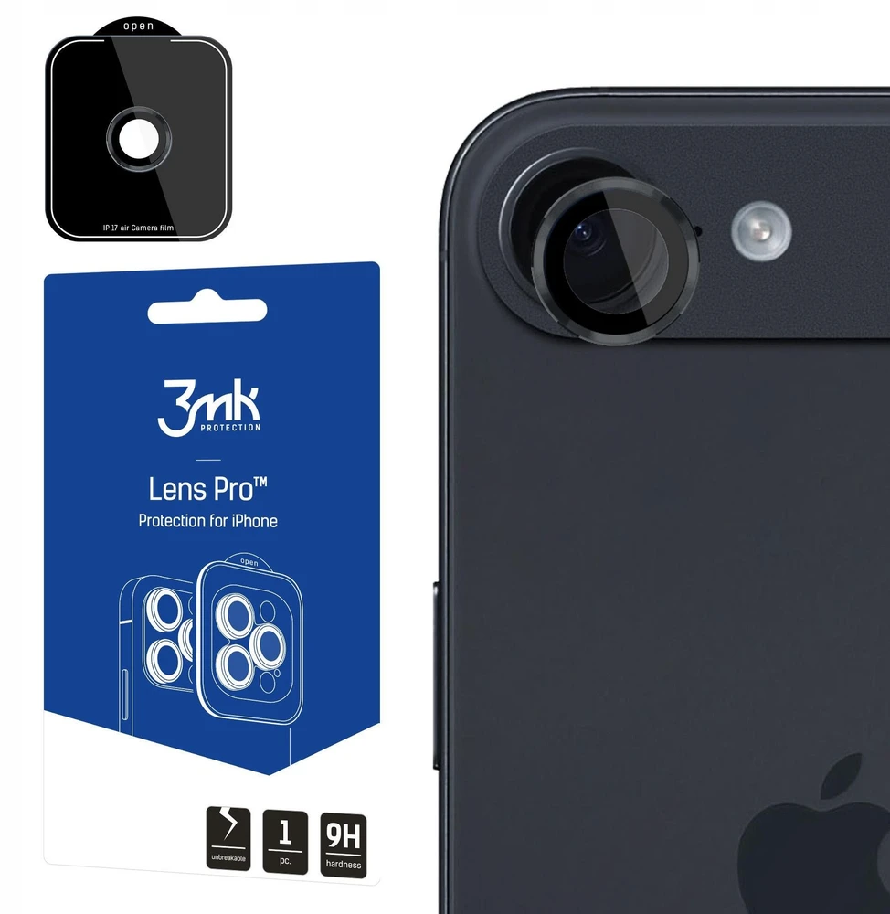Apsauginis stikliukas kamerai 3mk Lens Pro Apple iPhone Air juodas