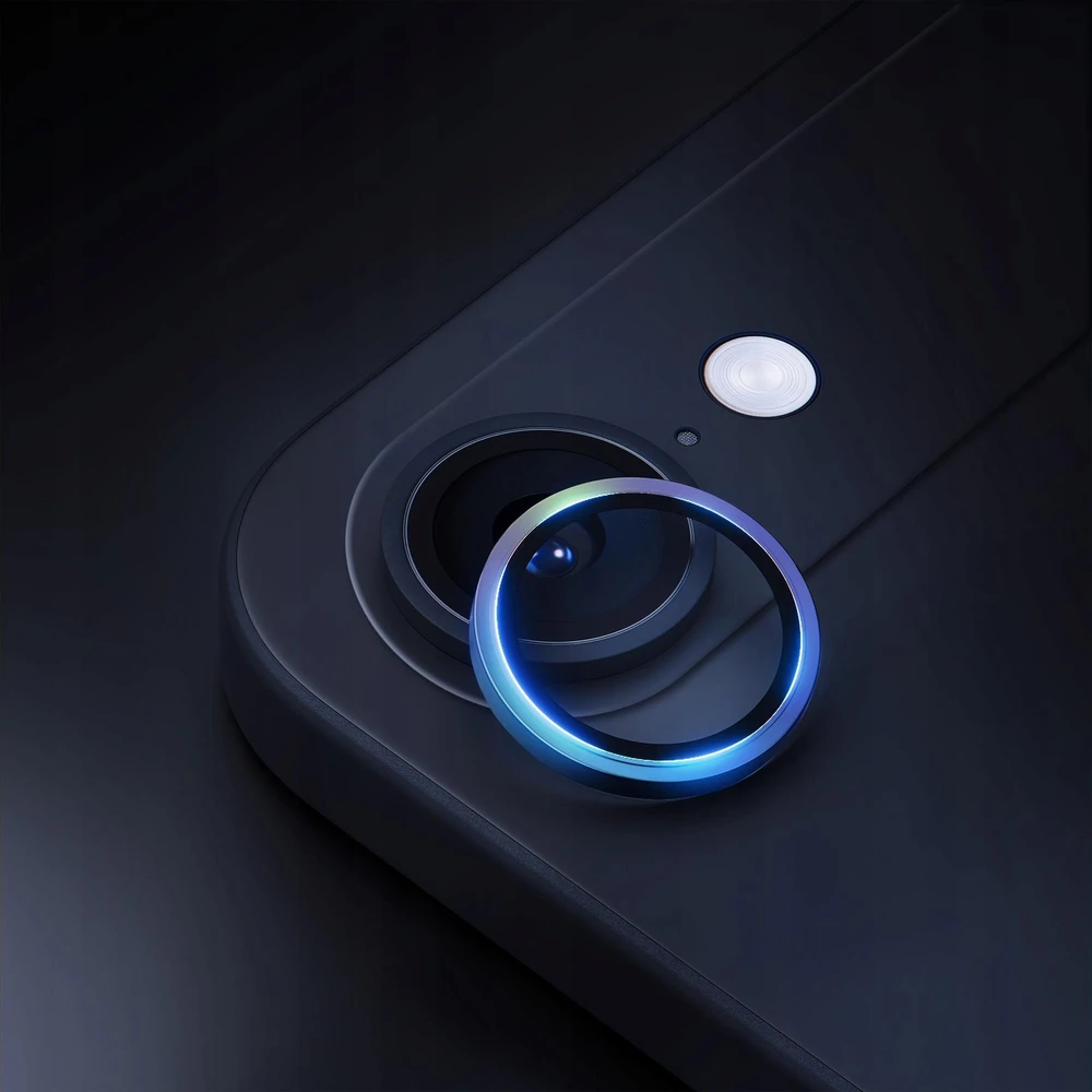 3mk Lens Protection Pro - kameros objektyvo stiklas, skirtas iPhone Air (vaivorykštės spalvos)