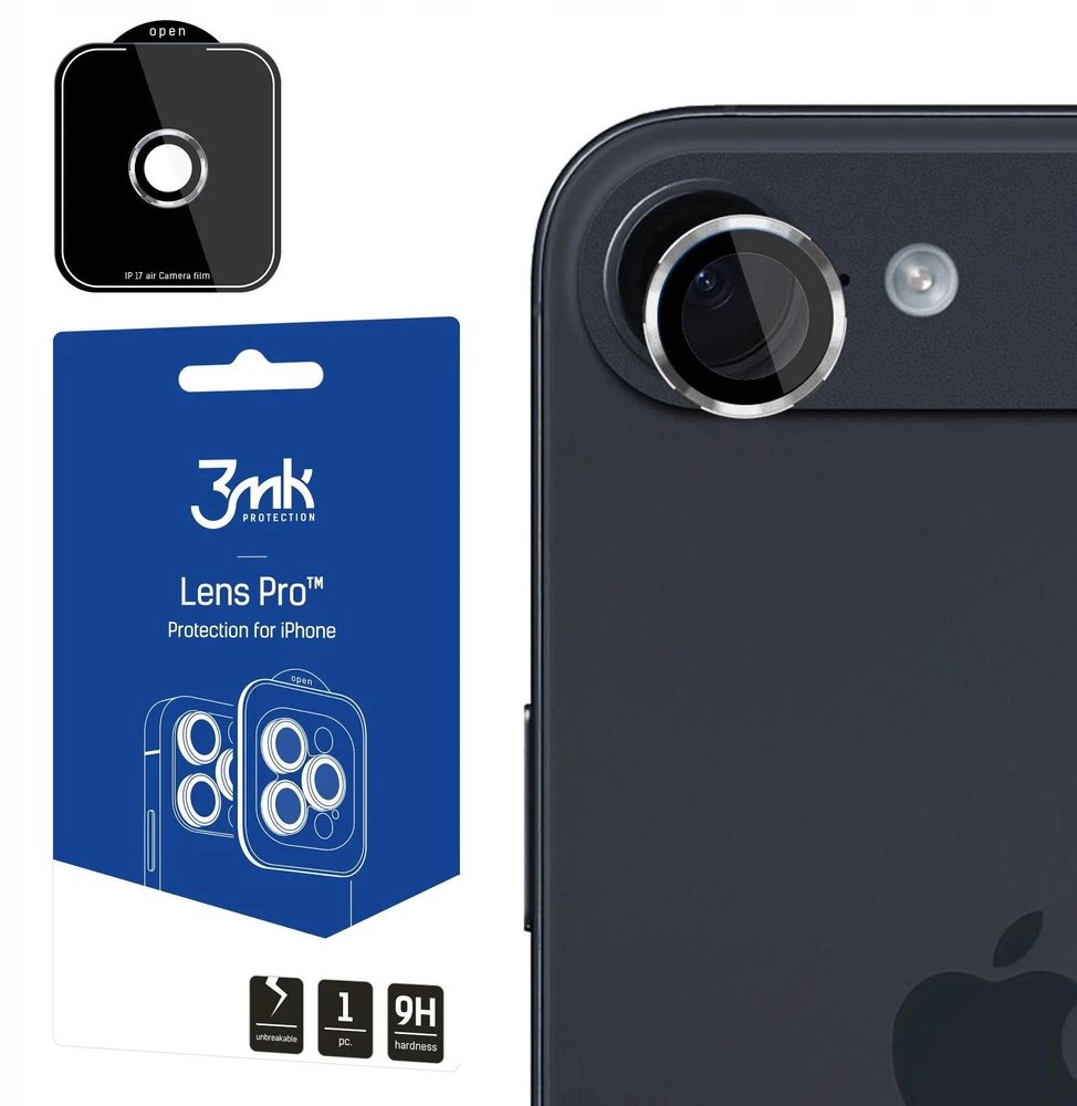 Apsauginis stikliukas kamerai 3mk Lens Pro Apple iPhone Air sidabrinis