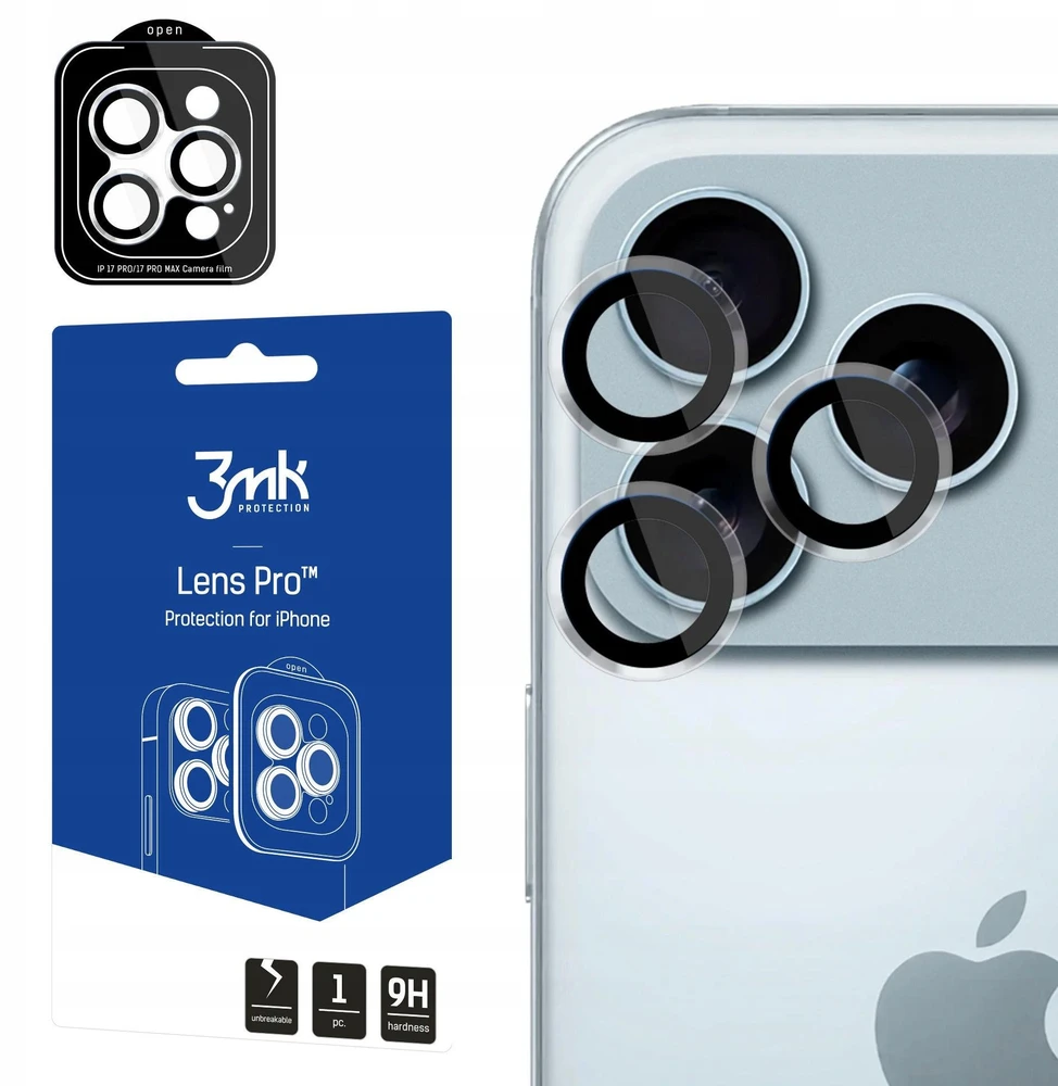 3MK Lens Protection Pro skirta iPhone 17 Pro /17 Pro Max Clear