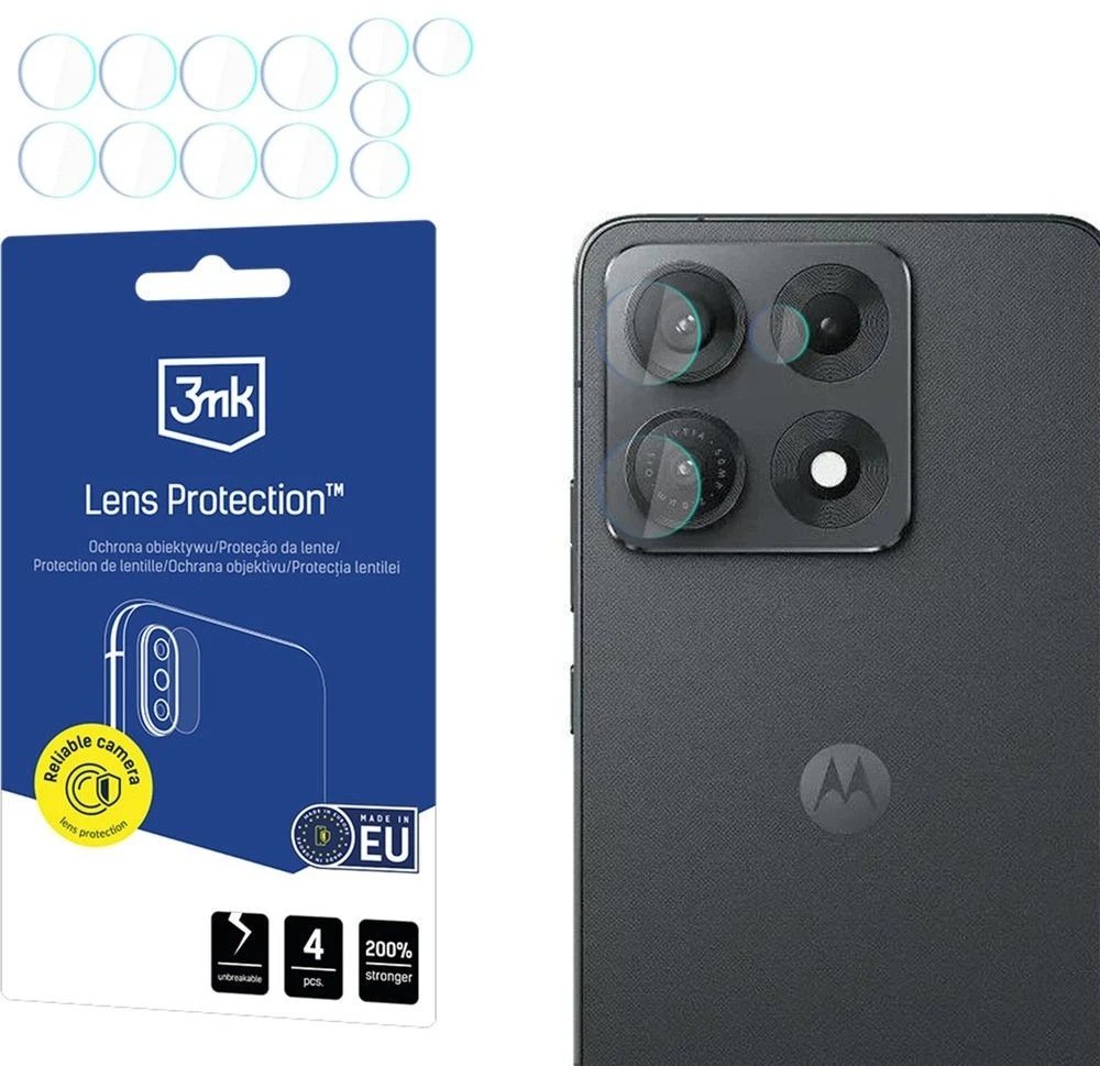 3Mk Protection 3mk Lens Protection™ hibridinis stiklas fotoaparato objektyvui, skirtas Motorola Edge 70 Max