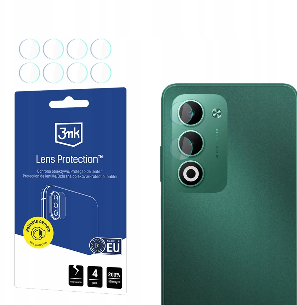 3Mk apsauga 3mk hibridinis objektyvo apsaugos stiklas „Oppo A5 5G“ kameros objektyvui