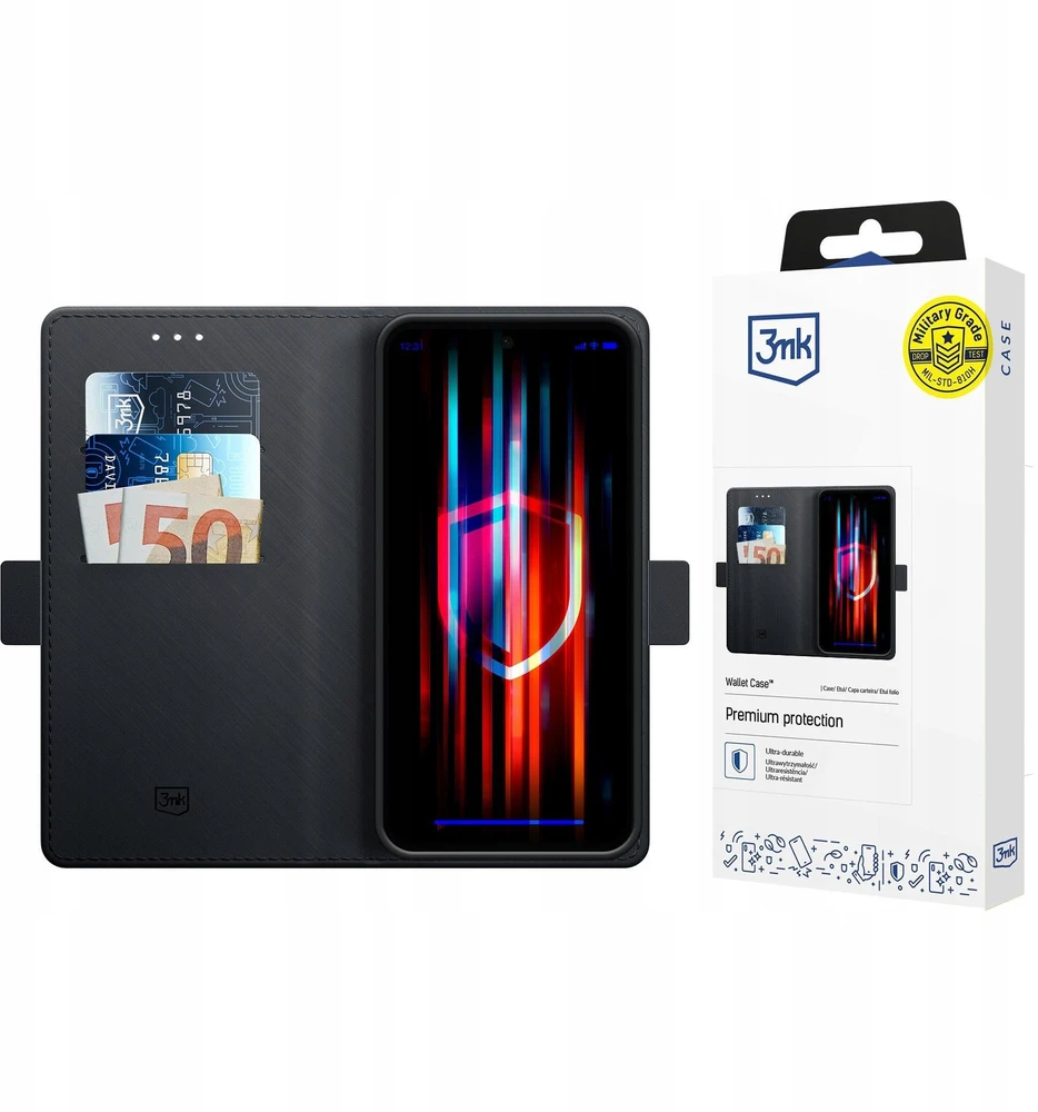 Dėklas 3mk Wallet Case Apple iPhone 17 Pro Max juodas