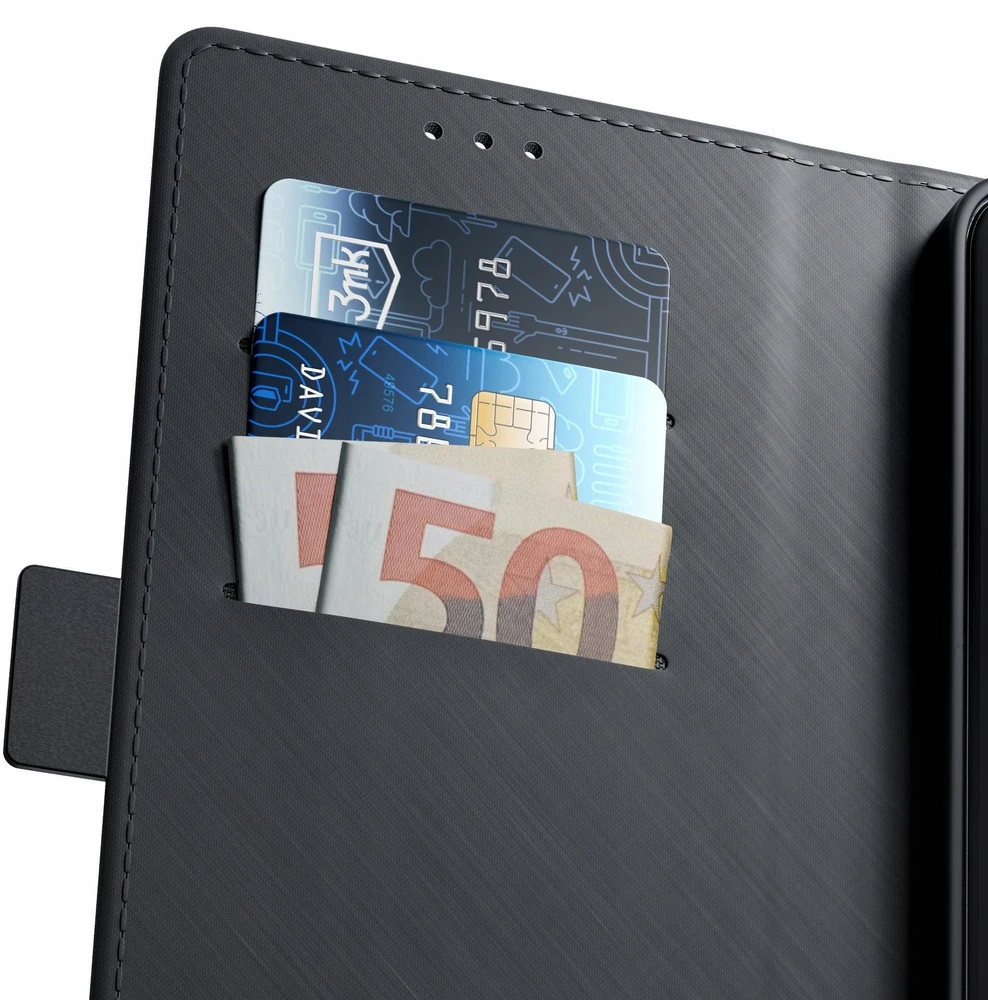 Dėklas 3mk Wallet Case Apple iPhone 17 Pro Max juodas