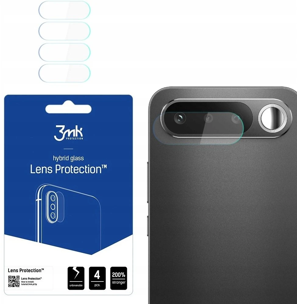 3mk hibridinis objektyvo apsaugos stiklas „Realme 16 5G“ kameros objektyvui