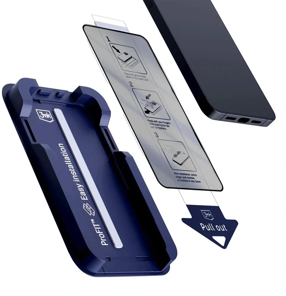 Nezatříděno 3mk Samsung Galaxy A37 - kietas stiklas Max Privacy