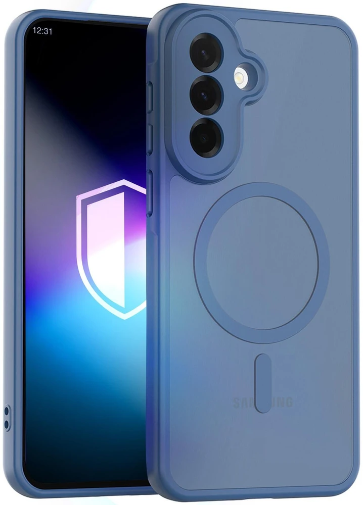 Dėklas 3MK Misty MagCase do Samsung Galaxy A37 mėlyna