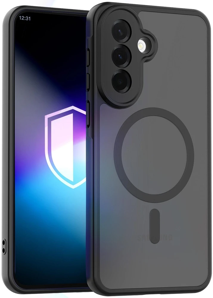 3MK Misty MagCase dėklas skirtas Samsung Galaxy A57 juodos spalvos