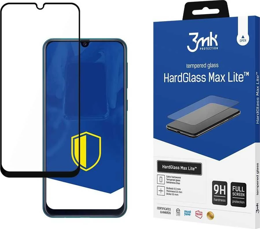 Nezatříděno 3mk HardGlass Max Lite Juodas grūdintas stiklas Samsung Galaxy M31 / M31 Prime telefonui