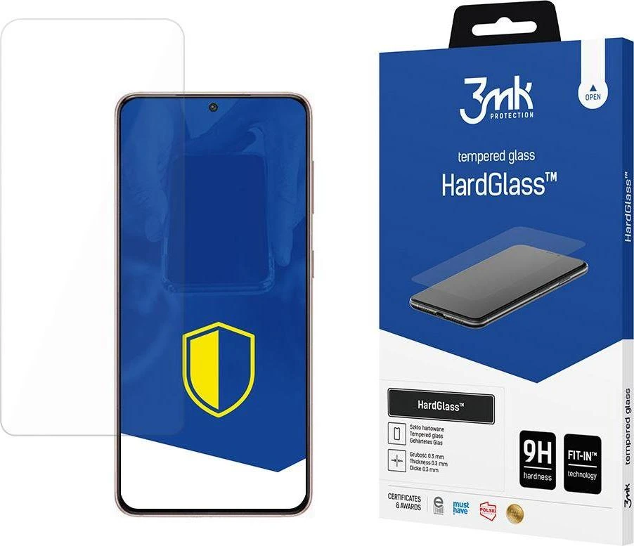 LCD apsauginis stikliukas 3mk Hard Glass Samsung G990 S21 FE 5G