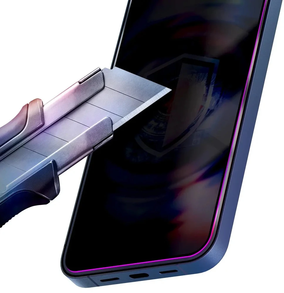 Nezatříděno 3mk Samsung Galaxy S25 Edge - kieto stiklo „Max Privacy“ (W-3HgMPrV2-SGS25E)