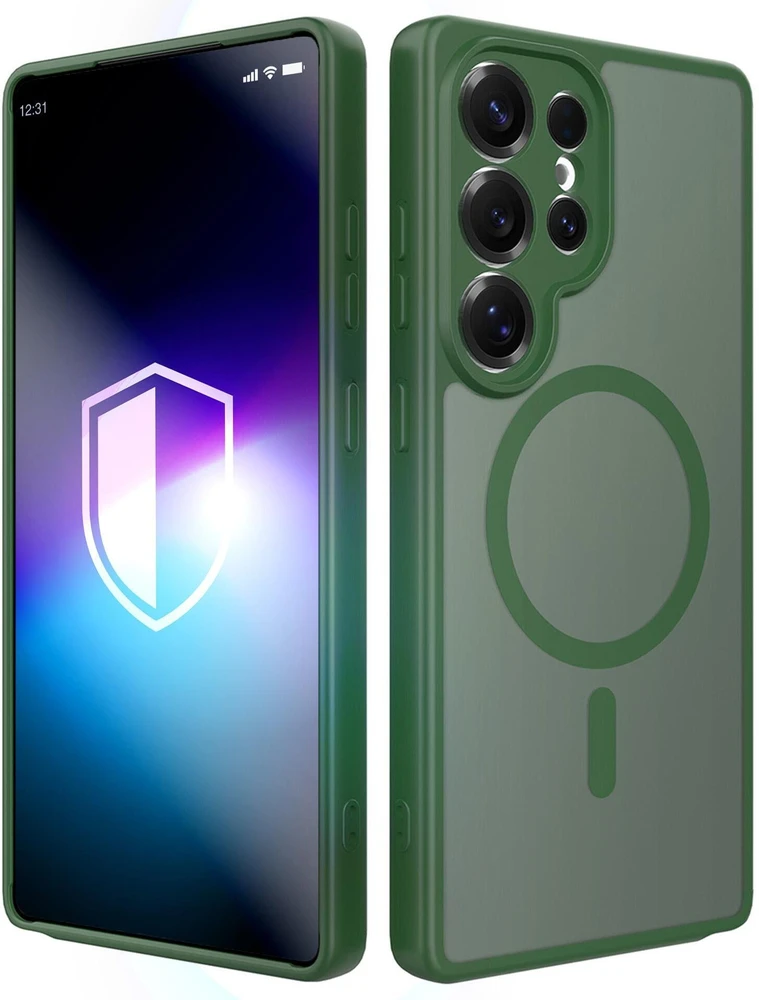 Nezatříděno Dėklas 3MK Misty MagCase do Samsung Galaxy S25 Ultra žalia