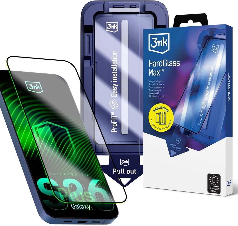 3mk HardGlass Max grūdintas stiklas, skirtas „Samsung Galaxy S26+“
