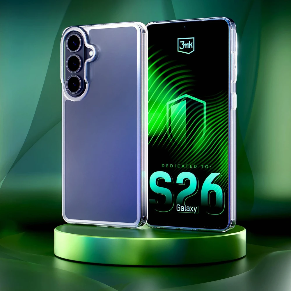 3mk šarvuotas dėklas, skirtas „Samsung Galaxy S26 Pro“ - skaidrus