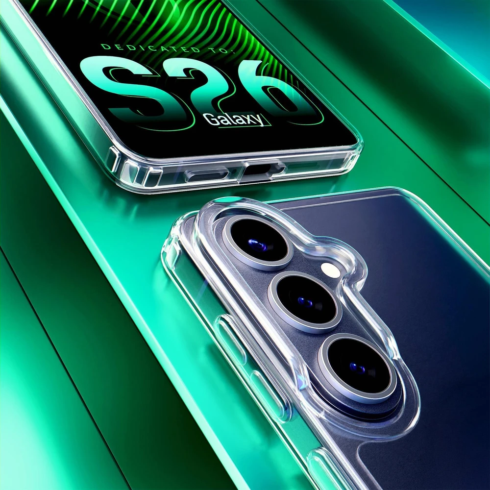3mk šarvuotas dėklas, skirtas „Samsung Galaxy S26 Pro“ - skaidrus