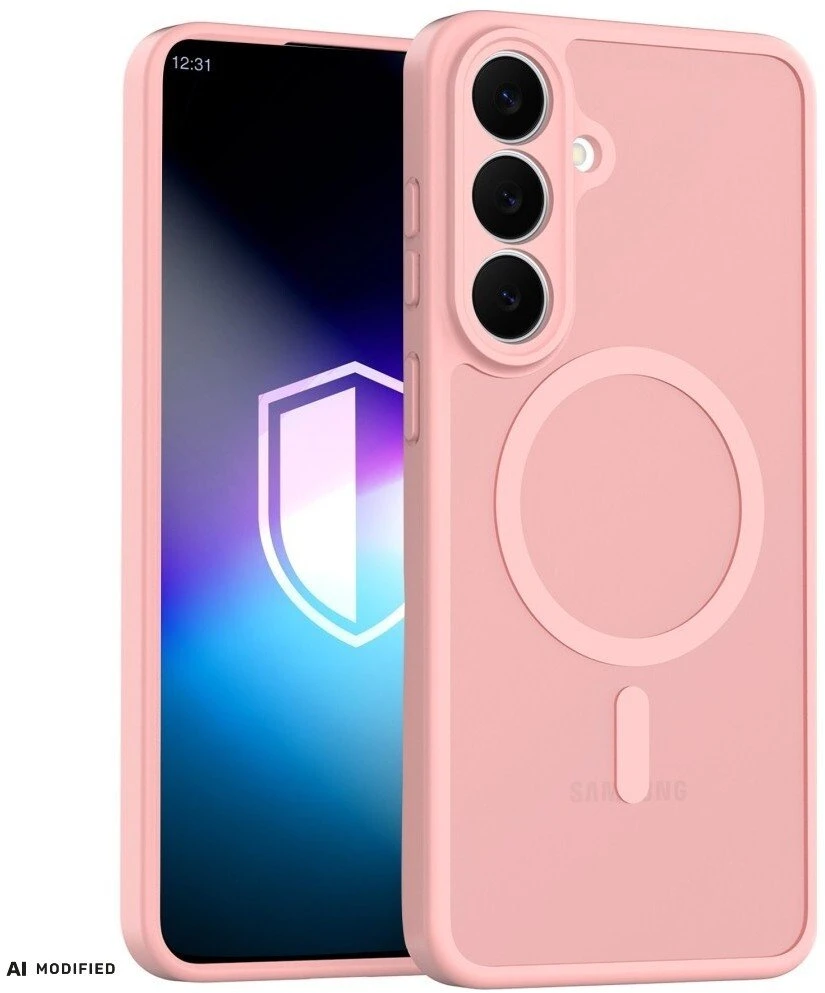 Dėklas 3mk Misty MagCase, skirta Samsung Galaxy S26 FE - rožinė