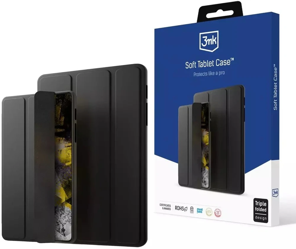 3Mk Soft Planšetė Case for Samsung Galaxy Tab S10 Lite - Juodas